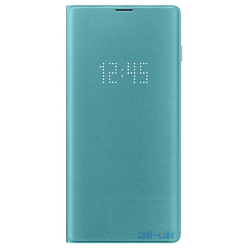 Чохол для смартфону Samsung G975 S10+ LED View Cover Green (EF-NG975PGEG)